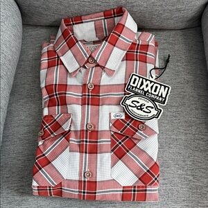 Dixxon Red Plaid Flannel Shirt - Men